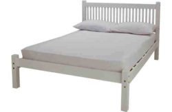 Avebury Double Bed Frame - Whitewash